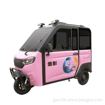 Jinpeng 3026 Tipo di guida elettrico Cabina chiusa Trive ruote Auto elettrica Tricchico